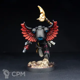 Описание картинки Blood Angels Chaplain With Jump Pack (литой) от Brushfire painting по цене 1 250руб | Свободный Рынок Миниатюр - СРМ