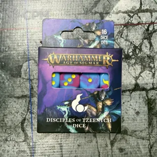 Описание картинки Disciples of Tzeentch dice set от Slobarev  по цене 3 000руб | Свободный Рынок Миниатюр - СРМ