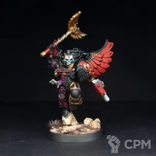 Описание картинки Blood Angels Chaplain With Jump Pack (литой) от Brushfire painting по цене 1 250руб | Свободный Рынок Миниатюр - СРМ