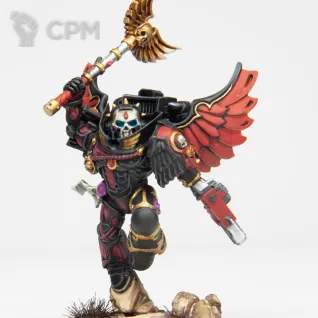 Описание картинки Blood Angels Chaplain With Jump Pack (литой) от Brushfire painting по цене 1 250руб | Свободный Рынок Миниатюр - СРМ