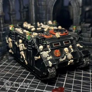 Описание картинки Blood angels rhino от Marvinz по цене 2 000руб | Свободный Рынок Миниатюр - СРМ