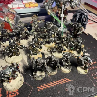 Описание картинки Большая армия Серых Рыцарей Grey Knights от Warp_shop по цене 100руб | Свободный Рынок Миниатюр - СРМ