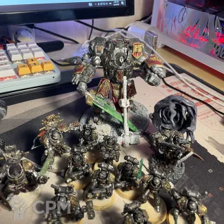 Описание картинки Большая армия Серых Рыцарей Grey Knights от Warp_shop по цене 100руб | Свободный Рынок Миниатюр - СРМ