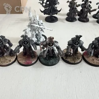 Описание картинки Scarab Occult Terminators + лорд хаоса от Nehron по цене 1 000руб | Свободный Рынок Миниатюр - СРМ
