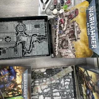 Описание картинки Набор для покраски warhammer 40000 от Svlppv по цене 100руб | Свободный Рынок Миниатюр - СРМ