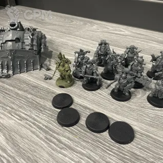 Описание картинки Plague marines+Plagueburst Crawler от Stp по цене 2 000руб | Свободный Рынок Миниатюр - СРМ