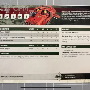 Описание картинки [GW] Armageddon - Space Marines Land Speeder + Base + Datasheet от Vadimsylk по цене 100руб | Свободный Рынок Миниатюр - СРМ