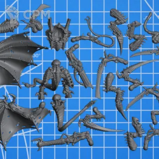 Описание картинки Hive Tyrant/The Swarmlord от koksee по цене 450руб | Свободный Рынок Миниатюр - СРМ