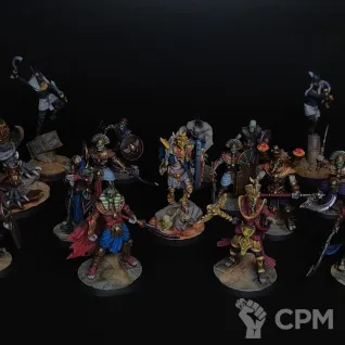 Описание картинки Банда Soulblight Gravelords в стилистике Tomb от Ferol по цене 6 000руб | Свободный Рынок Миниатюр - СРМ