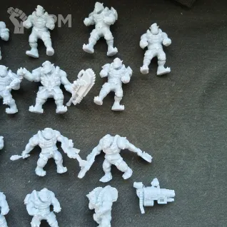 Описание картинки Orks boyz x20 от СыЧСмерти  по цене 100руб | Свободный Рынок Миниатюр - СРМ