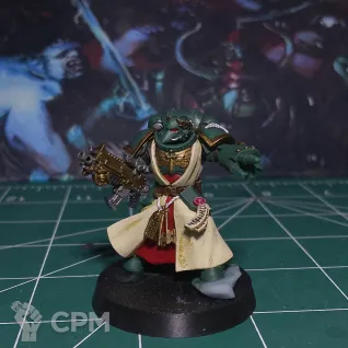 Описание картинки Dark Angels Lieutenant от Lazurith по цене 100руб | Свободный Рынок Миниатюр - СРМ