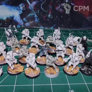 Описание картинки Krieg Guardsmen x20 от Lazurith по цене 300руб | Свободный Рынок Миниатюр - СРМ