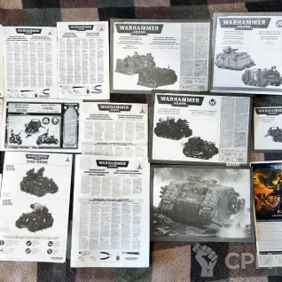 Описание картинки Warhammer 40000 Space Marines Инструкции (instructions) от Каджит по цене 100руб | Свободный Рынок Миниатюр - СРМ
