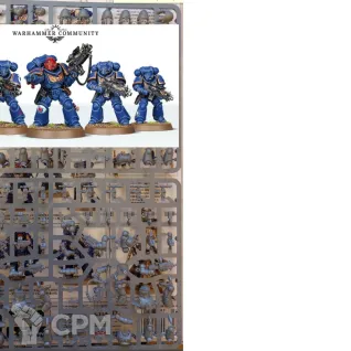 Описание картинки 5x Intercessor Squad miniatures, multipart от Ev Ku по цене 100руб | Свободный Рынок Миниатюр - СРМ