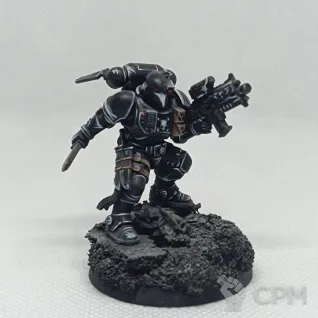 Описание картинки Lieutenant in Phobos Armour от Яночка по цене 100руб | Свободный Рынок Миниатюр - СРМ