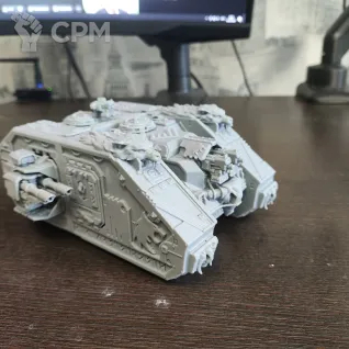 Описание картинки Space Wolves Landraider от  по цене 1 500руб | Свободный Рынок Миниатюр - СРМ