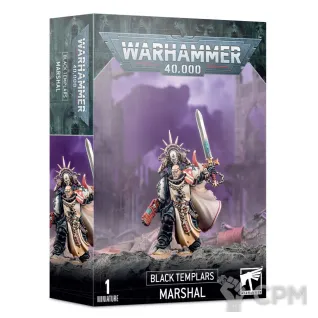 Описание картинки [Предзаказ] Black Templars Marshal от MiniaturesFAN по цене 4 200руб | Свободный Рынок Миниатюр - СРМ
