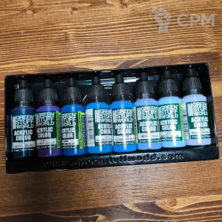 Описание картинки GREEN STUFF BLUE от trofimowova по цене 1 000руб | Свободный Рынок Миниатюр - СРМ