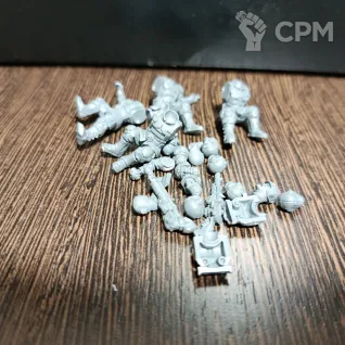 Описание картинки Cadian Shock Troops + Lord-General Anjou (Cadian Castellan) + экипаж Centaur RSV от Zindermann по цене 100руб | Свободный Рынок Миниатюр - СРМ