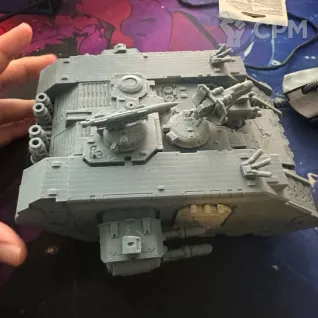 Описание картинки Land Raider от 3D Shop  по цене 1 500руб | Свободный Рынок Миниатюр - СРМ