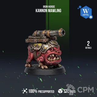 Описание картинки Kannon Mawling от WebWay 3D по цене 175руб | Свободный Рынок Миниатюр - СРМ