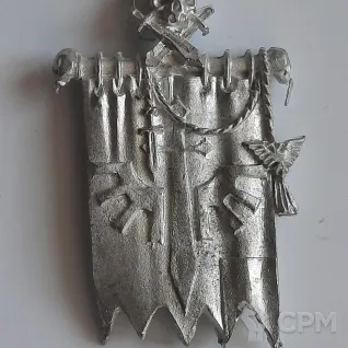 Описание картинки Флаг / Баннер Темных Ангелов / металл / оригинал от Superguns по цене 100руб | Свободный Рынок Миниатюр - СРМ