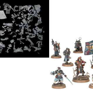 Описание картинки Krieg Command Squad от Логово Каракатицы  по цене 100руб | Свободный Рынок Миниатюр - СРМ