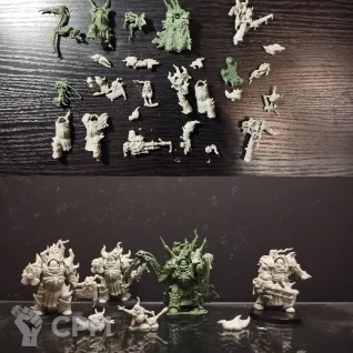 Описание картинки Lord Felthius and the Tainted Cohort от VsePrah по цене 100руб | Свободный Рынок Миниатюр - СРМ