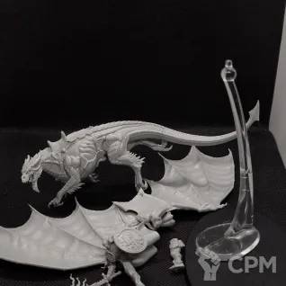 Описание картинки Knight-Draconis литьё от  по цене 100руб | Свободный Рынок Миниатюр - СРМ