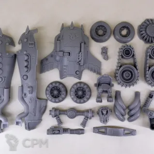 Описание картинки Megatrakk Scrapjet от Doom Brigade по цене 100руб | Свободный Рынок Миниатюр - СРМ