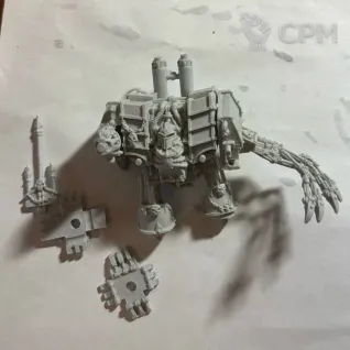 Описание картинки Chaos space marines dreadnought old от Gle890 по цене 100руб | Свободный Рынок Миниатюр - СРМ