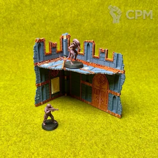 Описание картинки Складной террейн WH40k из набора Battle Nun set. от Террейн и миниатюры по цене 100руб | Свободный Рынок Миниатюр - СРМ