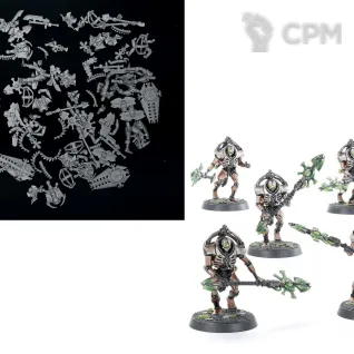 Описание картинки NECRON LYCHGUARD OR TRIARCH PRAETORIANS от Логово Каракатицы  по цене 100руб | Свободный Рынок Миниатюр - СРМ