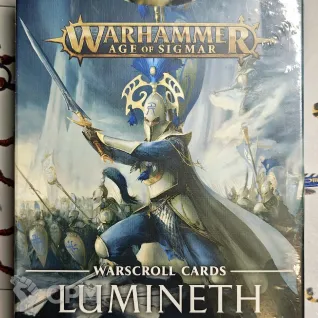 Описание картинки Warscroll Cards Lumineth Realm-Lords от Trazyn's Collection по цене 100руб | Свободный Рынок Миниатюр - СРМ