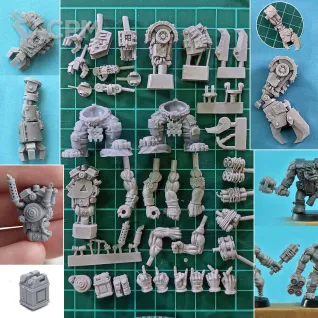 Описание картинки Орочьи битсы для нобов и боссов от Forfun Miniatures по цене 300руб | Свободный Рынок Миниатюр - СРМ