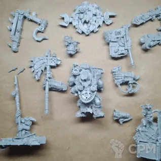 Описание картинки Ork Mek Boss Buzzgob от Серж по цене 1 150руб | Свободный Рынок Миниатюр - СРМ