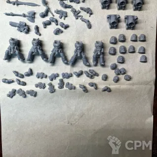 Описание картинки Лот Кровавых Ангелов №3 от Mechanikus Forge по цене 100руб | Свободный Рынок Миниатюр - СРМ