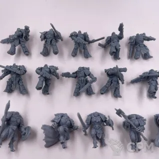 Описание картинки Собранные  Grey Hunters Серые охотники примарис и девушки Вульфены от Подземный человек по цене 500руб | Свободный Рынок Миниатюр - СРМ