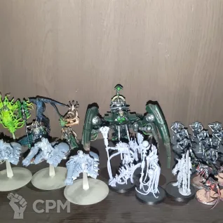 Описание картинки Некроны всё что на фото от Wahafag по цене 100руб | Свободный Рынок Миниатюр - СРМ