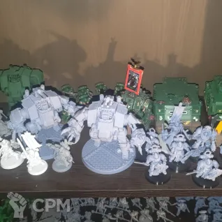 Описание картинки Dark angels space marine всё что на фото от Пользователь421 по цене 100руб | Свободный Рынок Миниатюр - СРМ