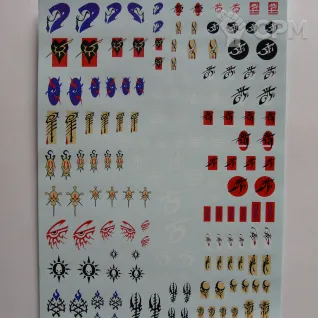 Описание картинки Drukhari / Dark Eldar Transfer Sheet (Декали) от volkolok13 по цене 100руб | Свободный Рынок Миниатюр - СРМ