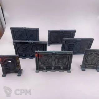 Описание картинки Bulkhead Doors от Подземный человек по цене 300руб | Свободный Рынок Миниатюр - СРМ