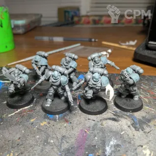 Описание картинки Intercessor Squad от be1iever по цене 1 000руб | Свободный Рынок Миниатюр - СРМ