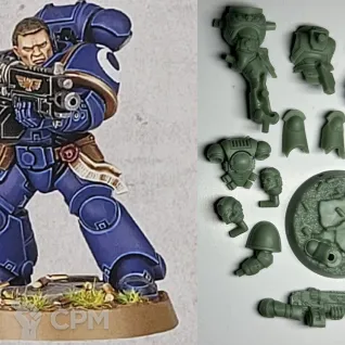 Описание картинки Space Marine Heroes – Series 4 Brother Vignius. Литьё от ASSV по цене 100руб | Свободный Рынок Миниатюр - СРМ