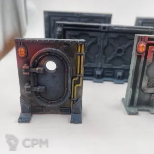 Описание картинки Bulkhead Doors от Подземный человек по цене 300руб | Свободный Рынок Миниатюр - СРМ