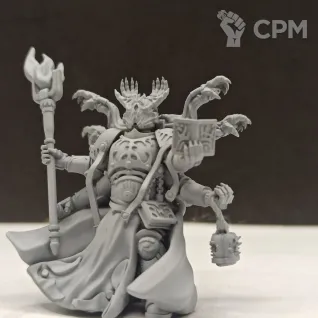 Описание картинки FOUR-ARMED SORCERER от WebWay 3D по цене 150руб | Свободный Рынок Миниатюр - СРМ