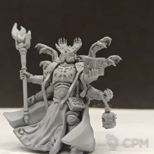 Описание картинки FOUR-ARMED SORCERER от WebWay 3D по цене 180руб | Свободный Рынок Миниатюр - СРМ