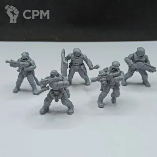 Описание картинки Riot Police от WebWay 3D по цене 450руб | Свободный Рынок Миниатюр - СРМ