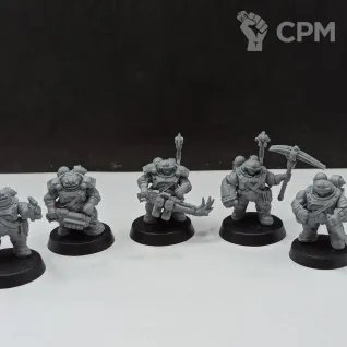 Описание картинки Steelhead Miners от WebWay 3D по цене 450руб | Свободный Рынок Миниатюр - СРМ