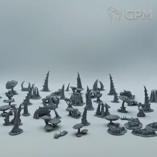 Описание картинки Decorations for bases (Var1) от WebWay 3D по цене 450руб | Свободный Рынок Миниатюр - СРМ